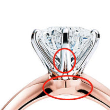 TIF80086148 classic six-claw color separation ring