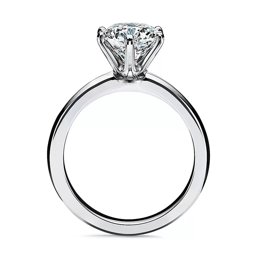 TIF-995766 Classic Herringbone Six-Prong Ring