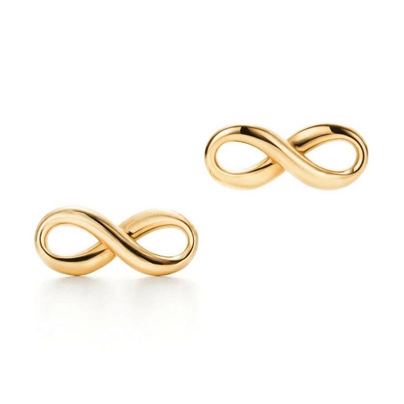 TIF387171548 glossy gold earrings
