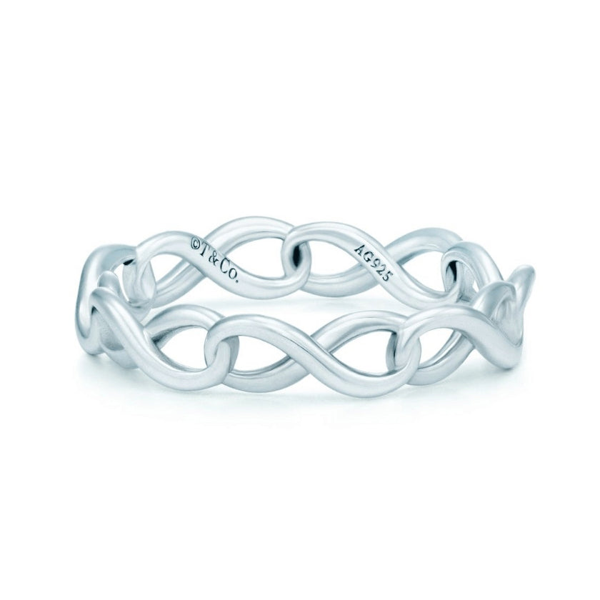 TIF7606775 8-figure light gold ring