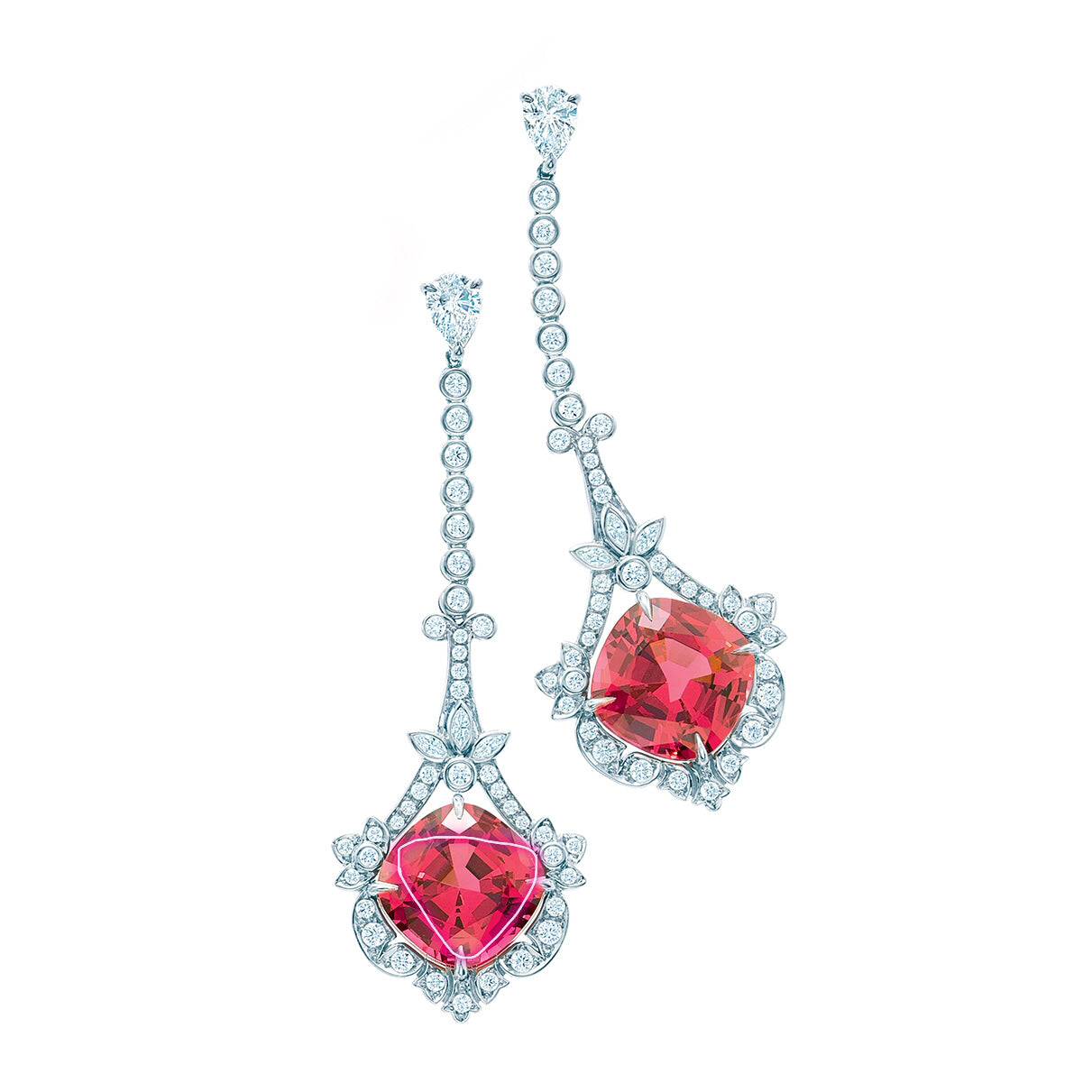 TIF33334060 triangular stone earrings