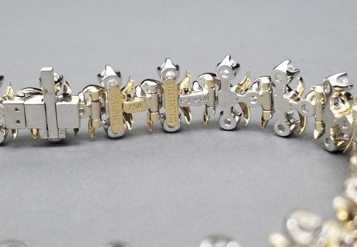 TIF49237012Lynn cross four diamond bracelet