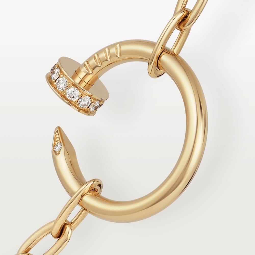 KDY-B7224904 head and tail diamond nail necklace