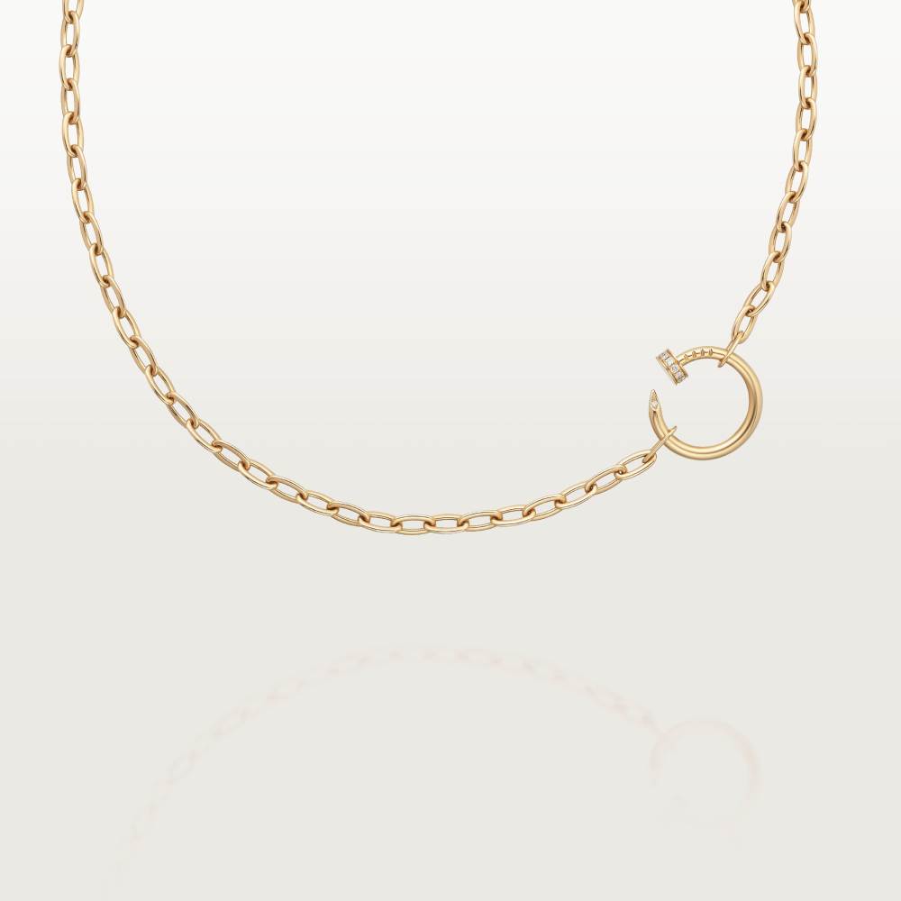 KDY-B7224904 head and tail diamond nail necklace
