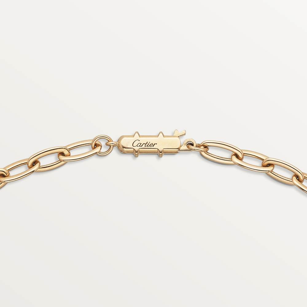 KDY-B7224904 head and tail diamond nail necklace