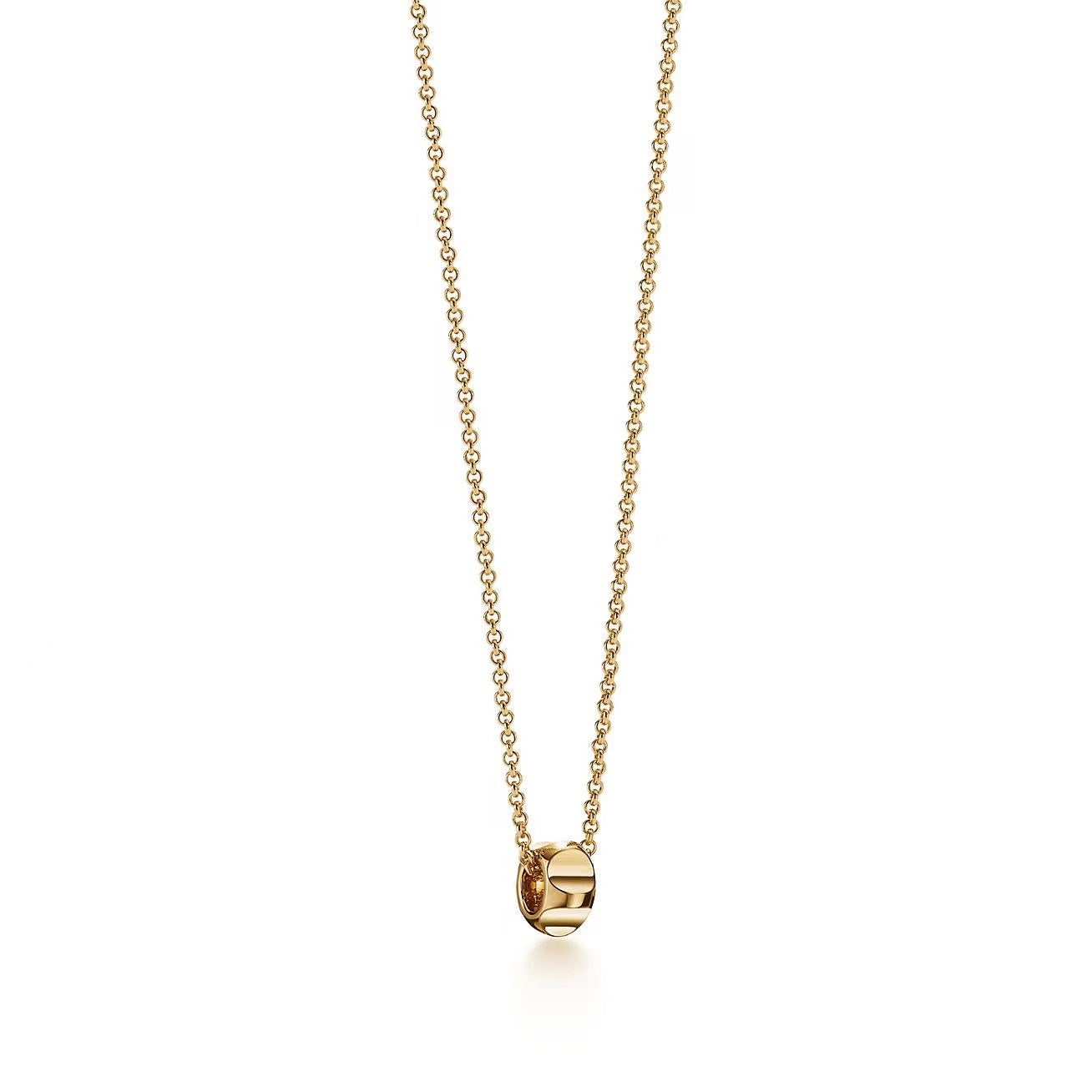 TIF32262692 light gold egg pit pendant