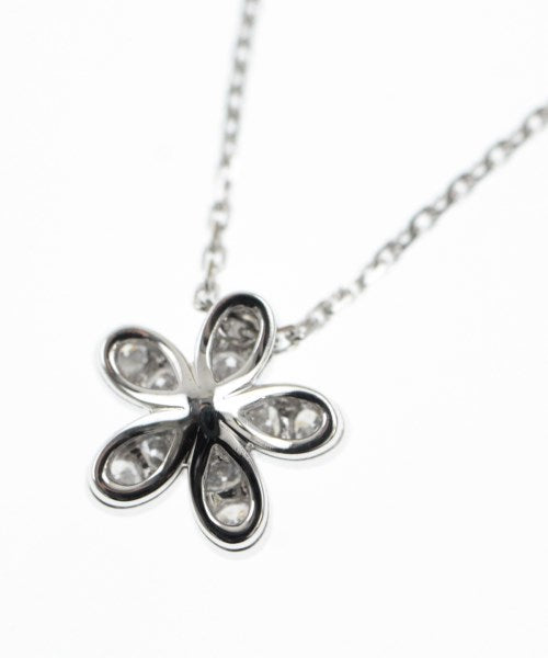 VCARG44200 10mm single five-petal flower full diamond pendant