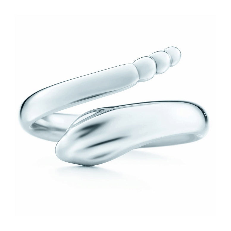 TIF51926514 light gold snake ring
