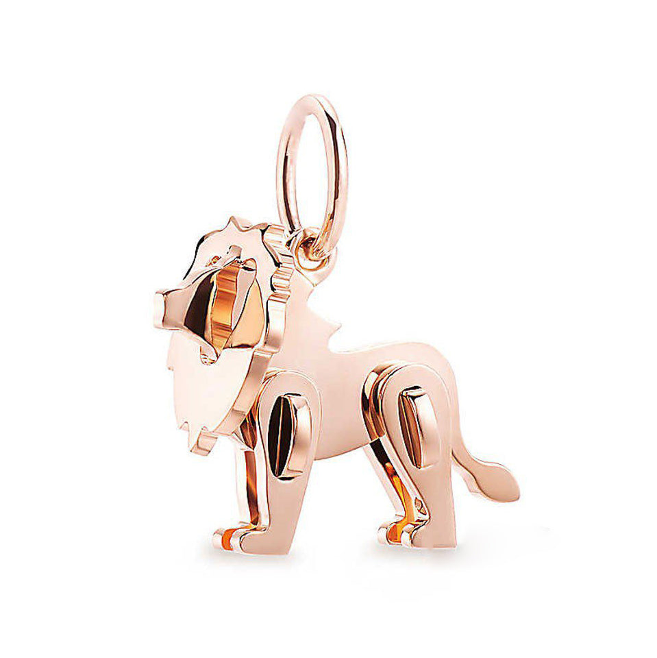 TIF28610677 light gold little lion pendant