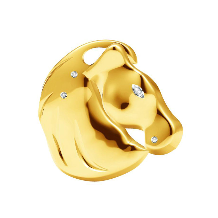 TIF50724501 horse head pendant