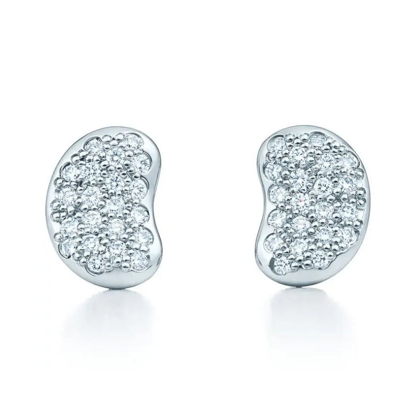 TIF37290458 9mm full diamond bean earrings