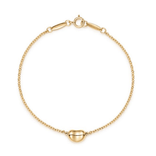 TIF34699352 light gold bean bracelet