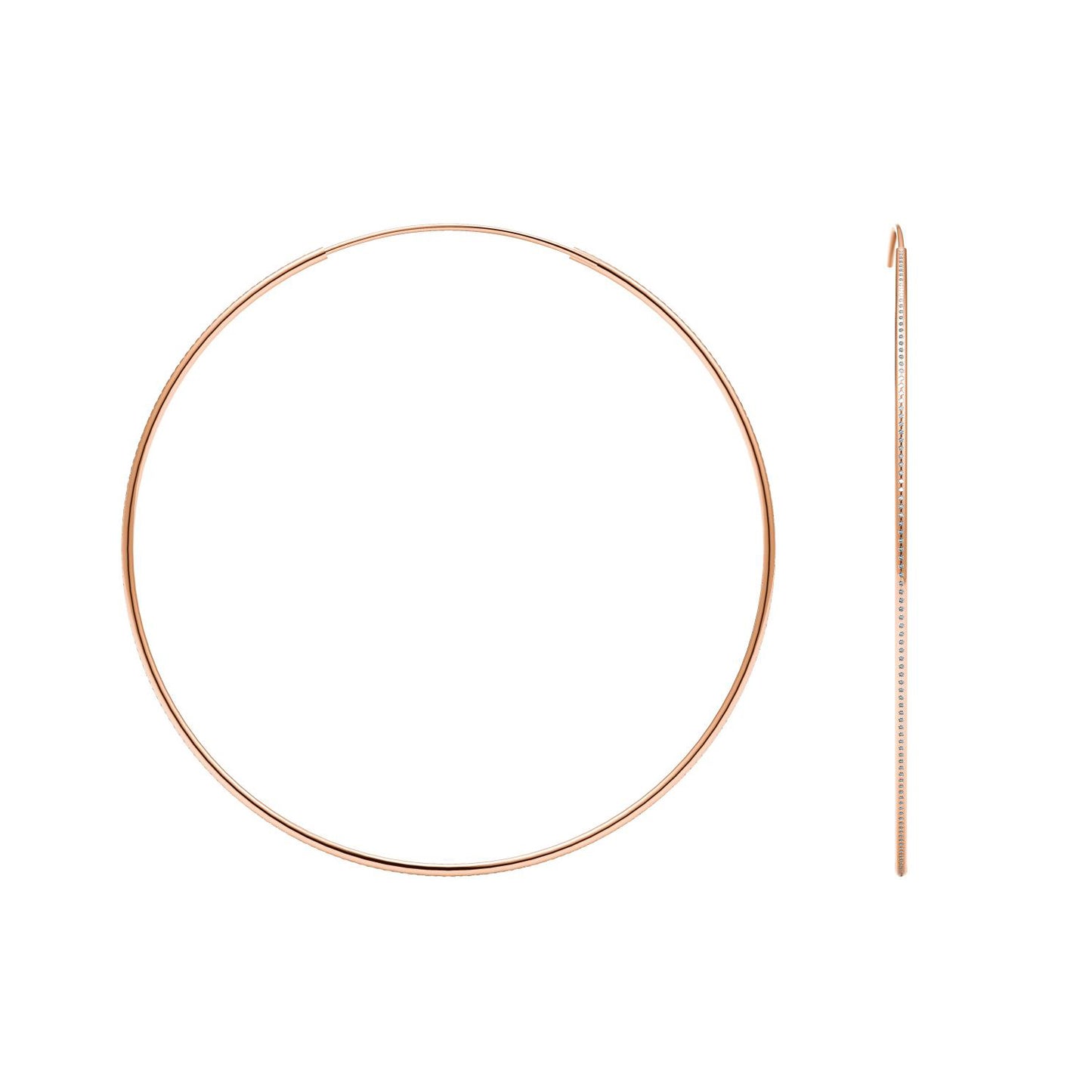 TIF40705252 light gold round earrings