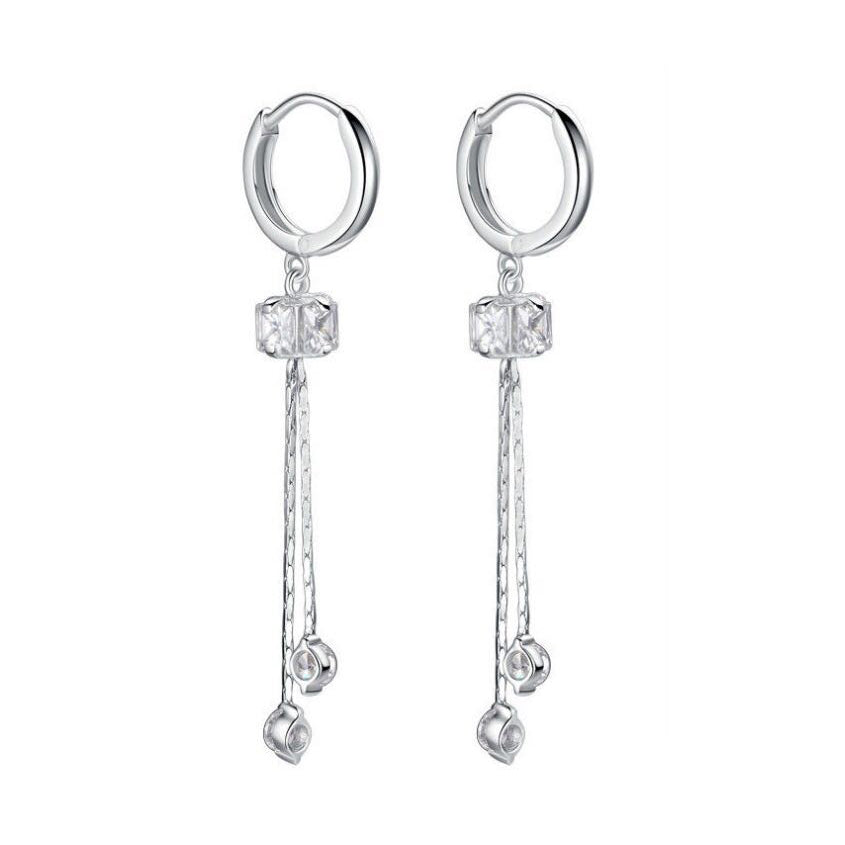 TIF18377236 square diamond long earrings