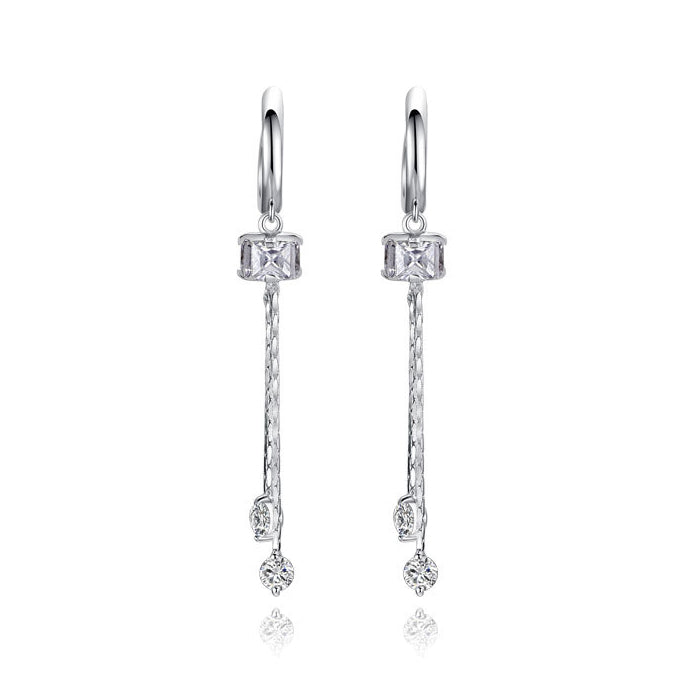 TIF18377236 square diamond long earrings