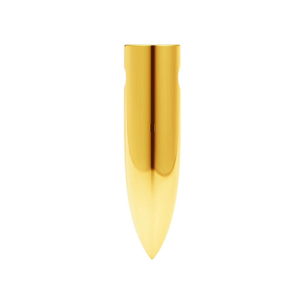 TIF61663977 anti-war light gold hollow bullet pendant