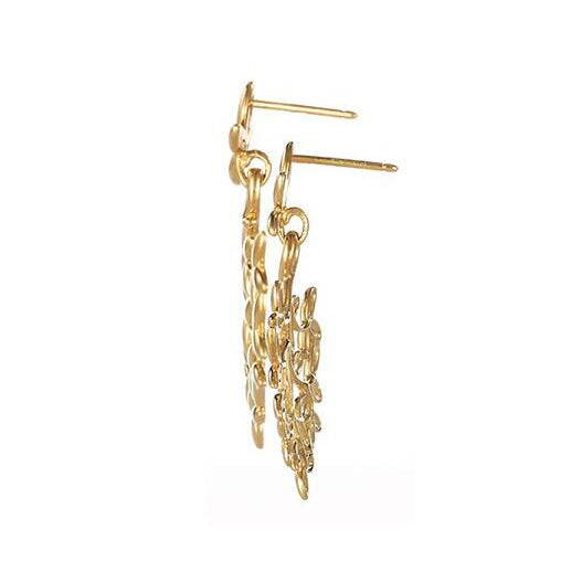 TIF24376726 light gold olive leaf earrings