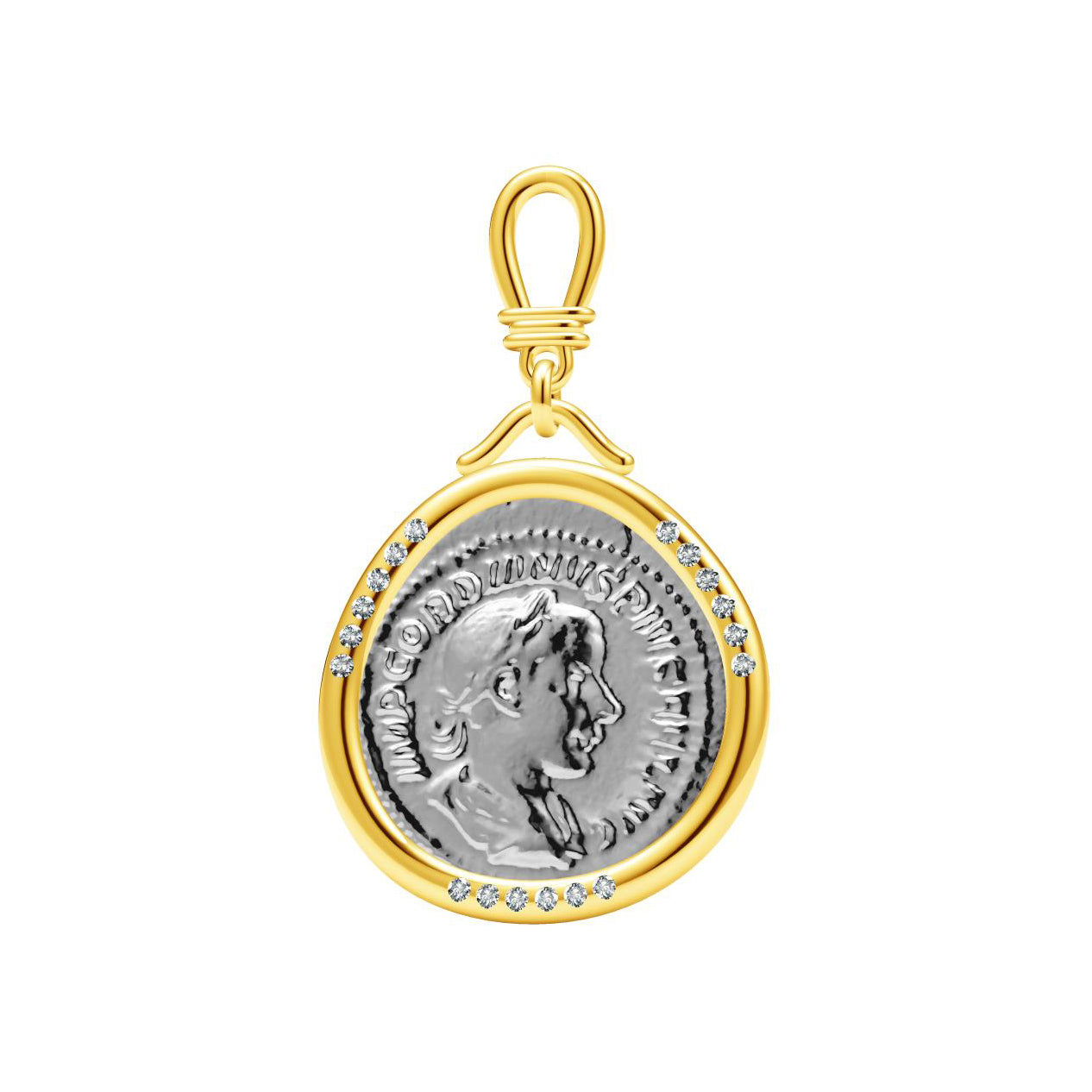 BGL-347707 money round coin ancient coin pendant