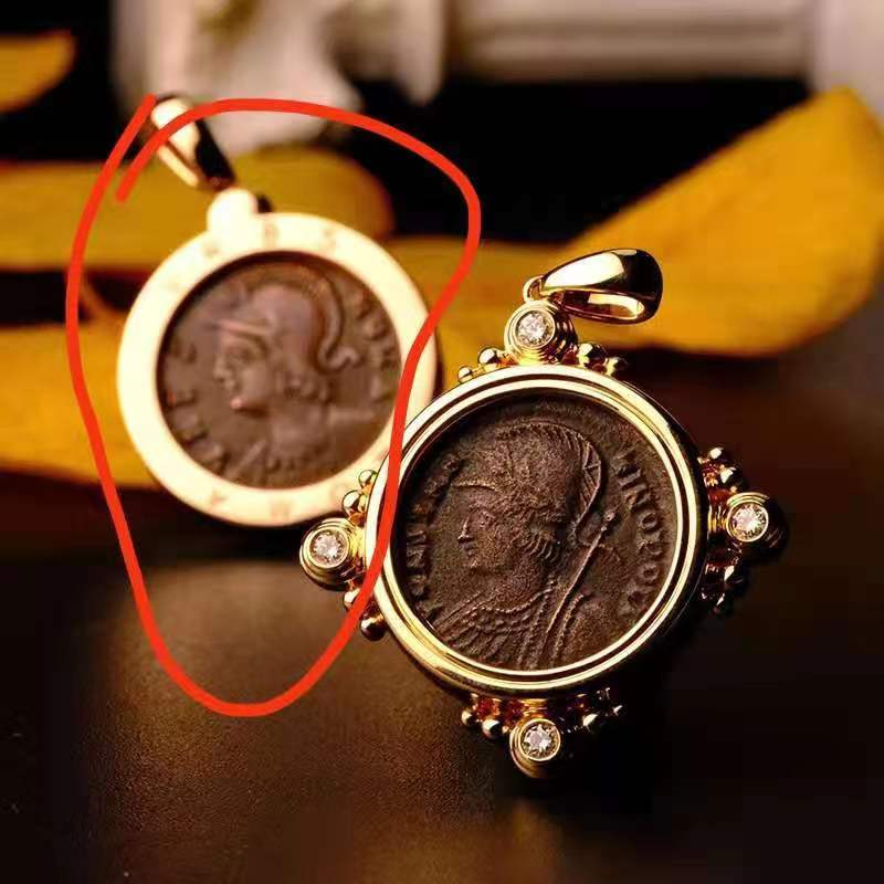 BGL-438871 circle ancient coin pendant