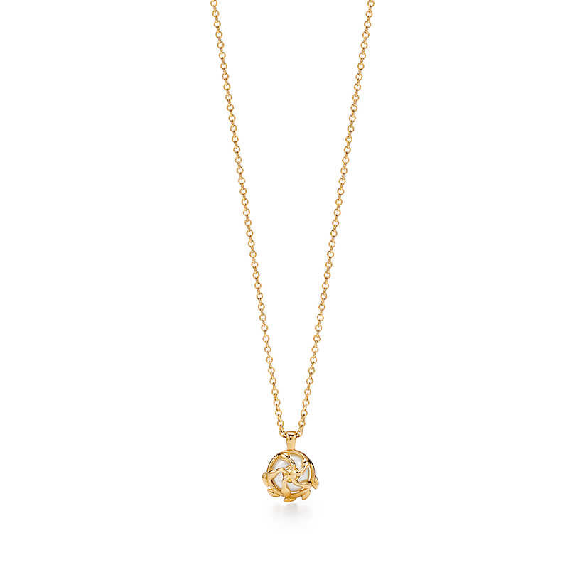 TIF84290555 olive branch pearl pendant