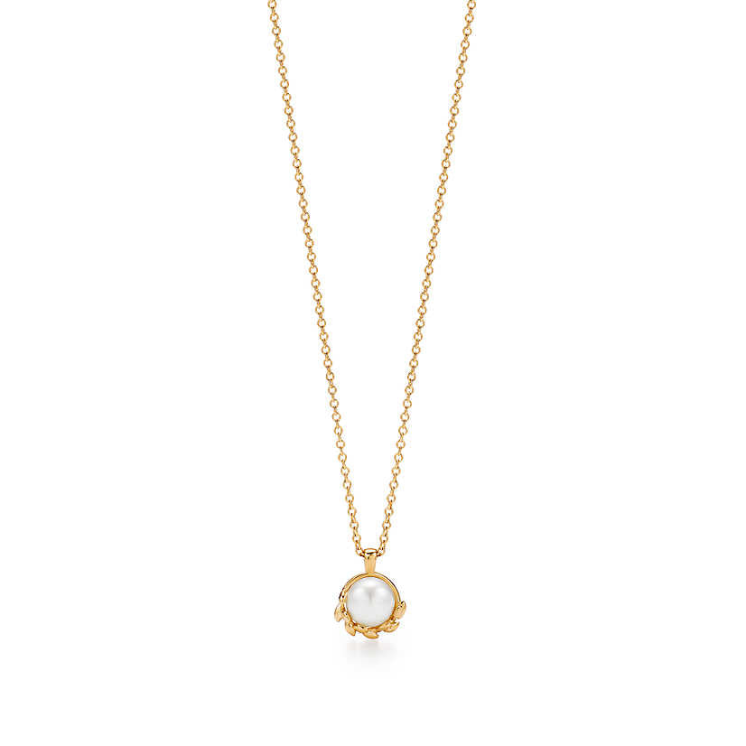 TIF84290555 olive branch pearl pendant