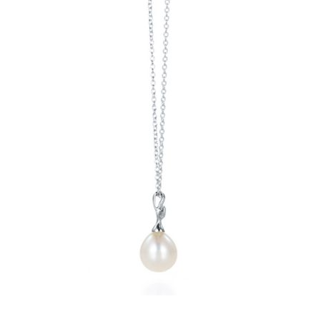 TIF-67544226 Leaf Pearl Pendant (Pearl 9MM)