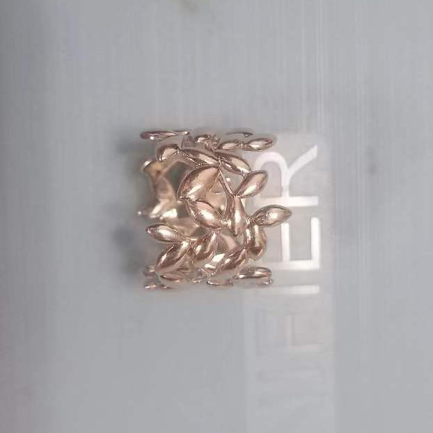 TIF24635745 light gold olive leaf ring