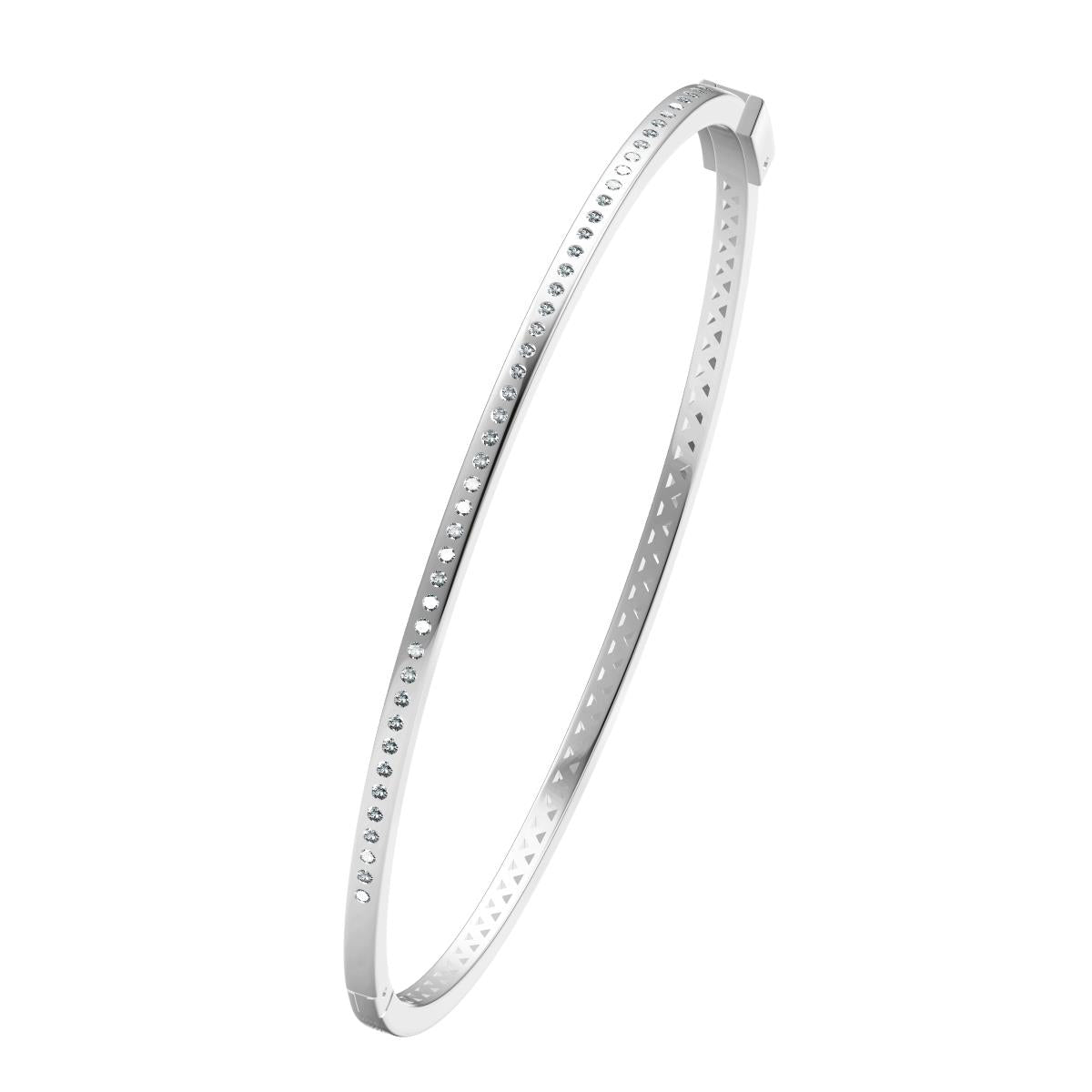 TIF10341699 shovel edge half diamond bracelet