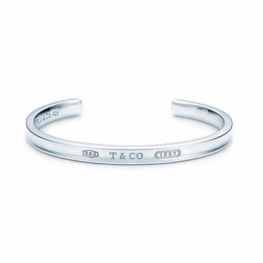 TIF47725144 light gold concave arm open bracelet