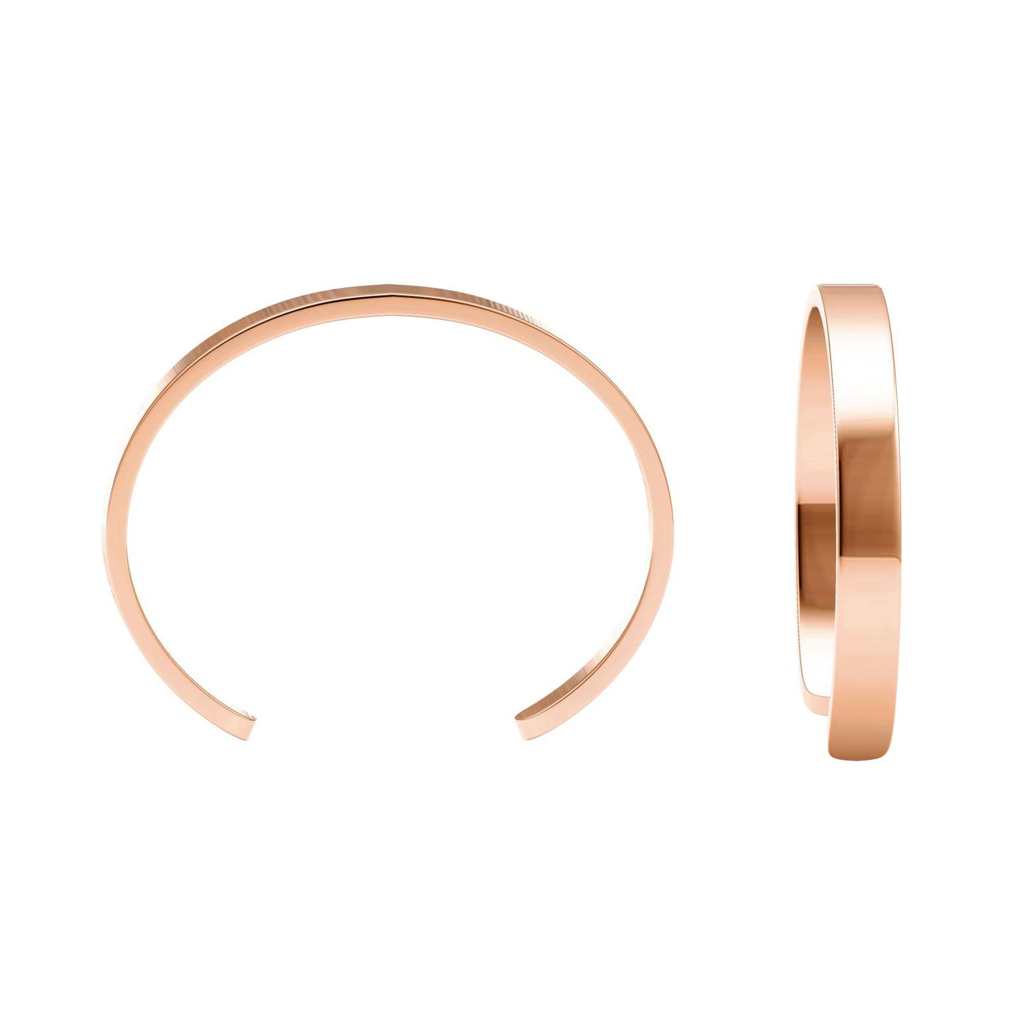 TIF44905200 light gold wide opening bracelet