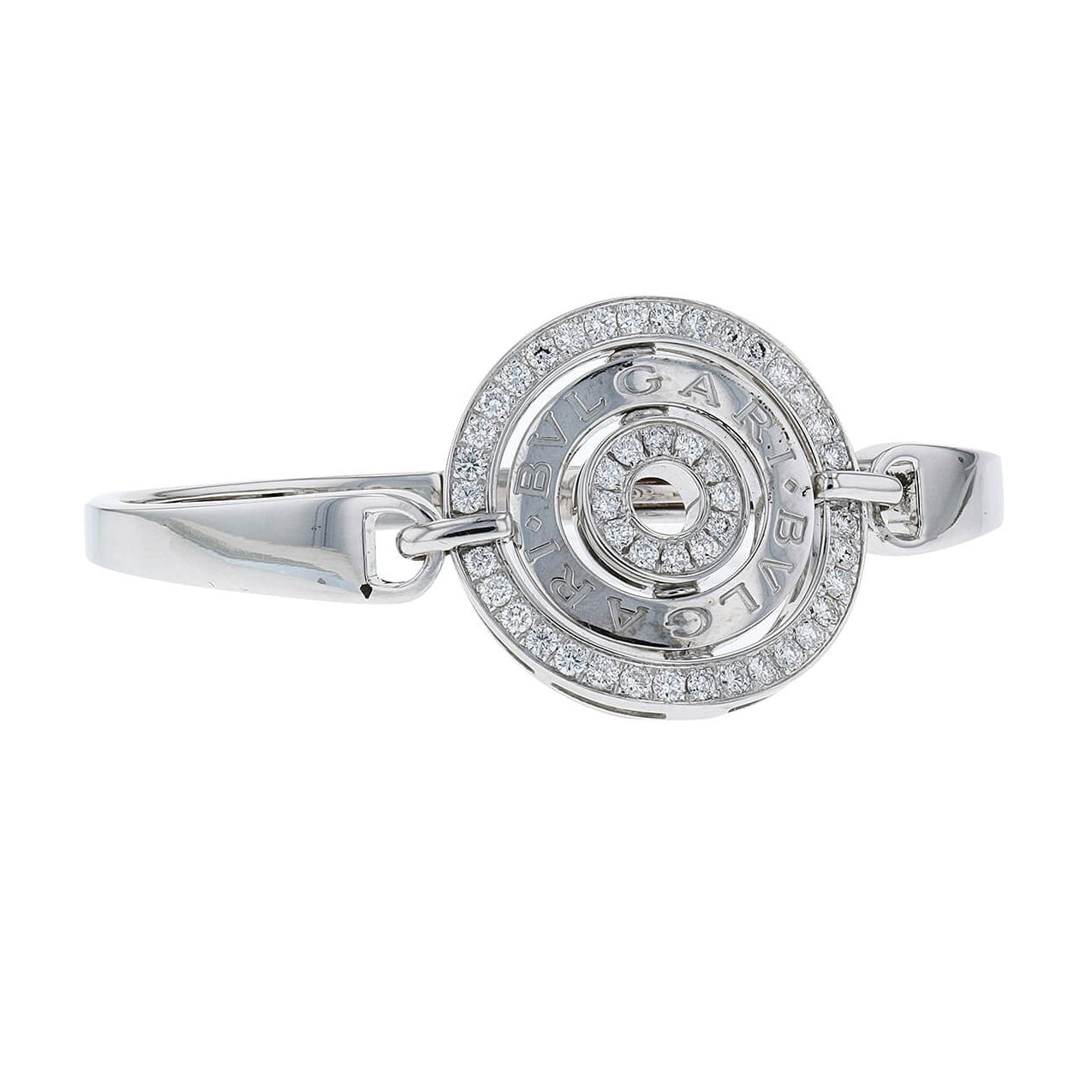 BGL-BR781046 half-set ring-in-ring hoop bracelet