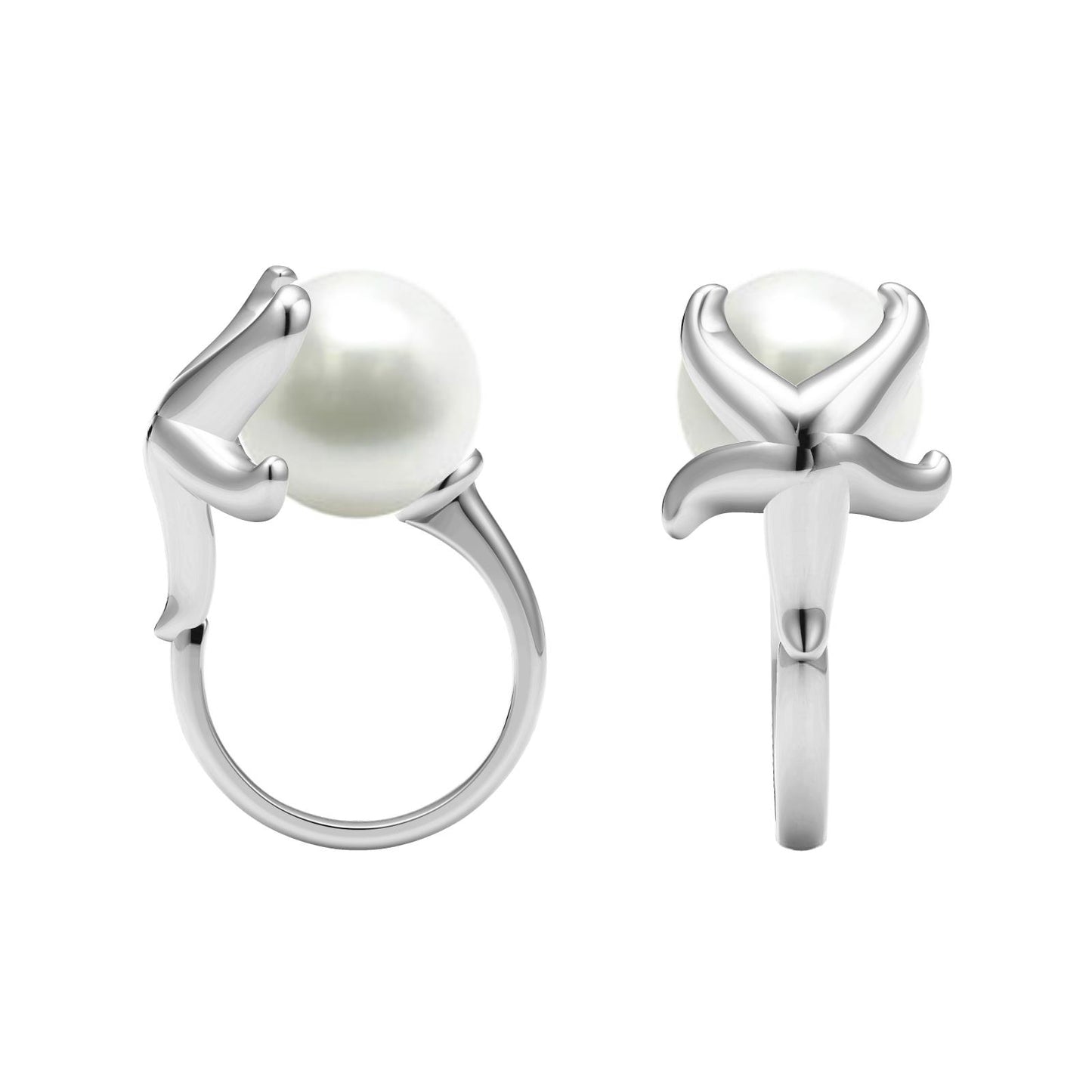 TIF230411 starfish pearl ring