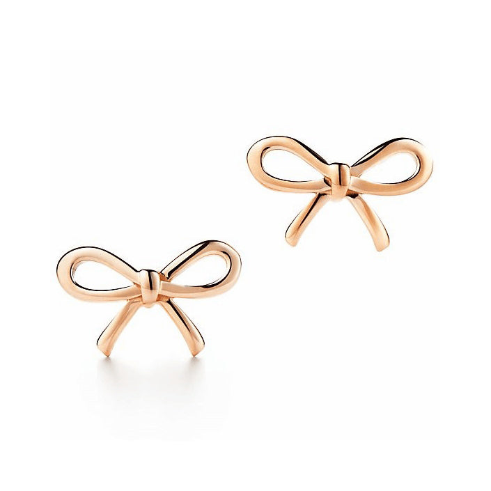 TIF24857191 guest version light gold bow small earrings