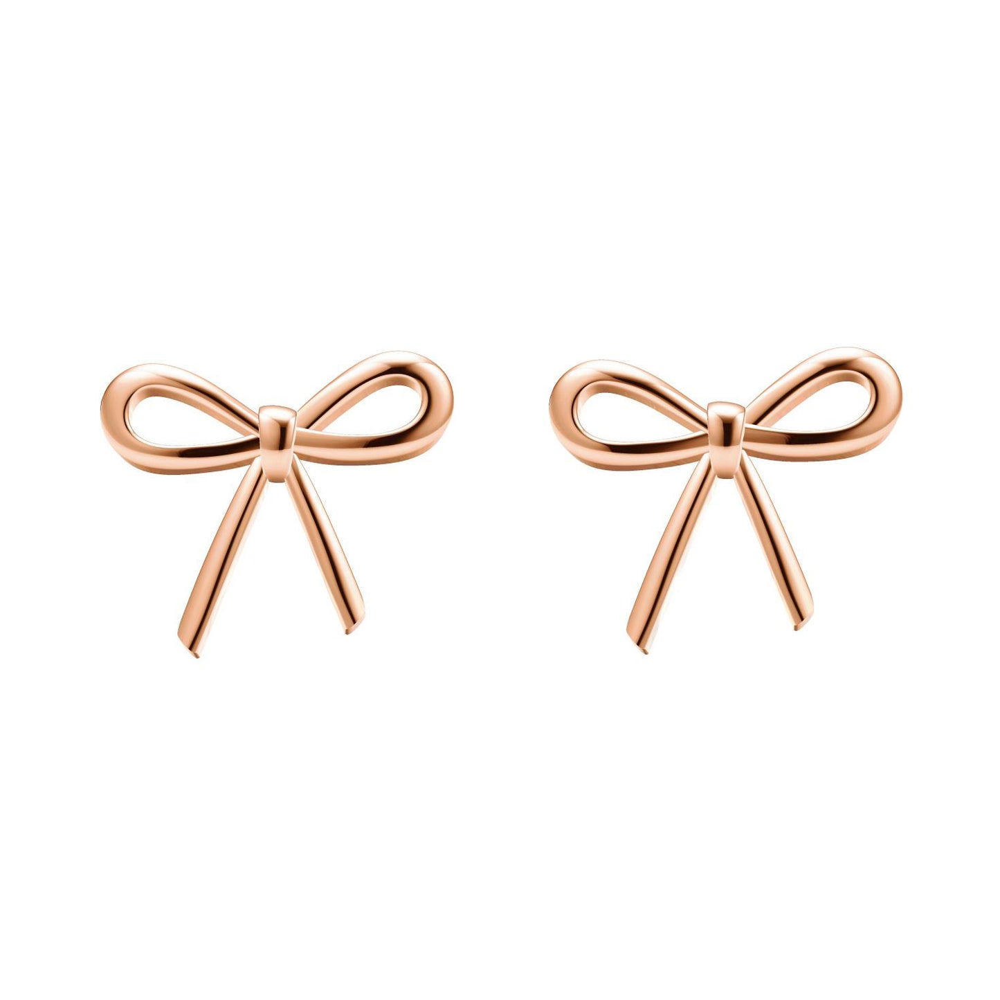 TIF25648165 light gold bow earrings