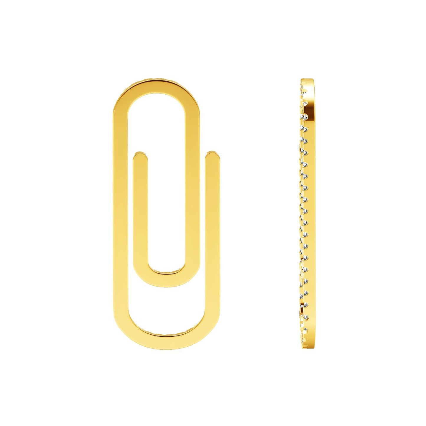 TIF25066017 diamond paper clip brooch