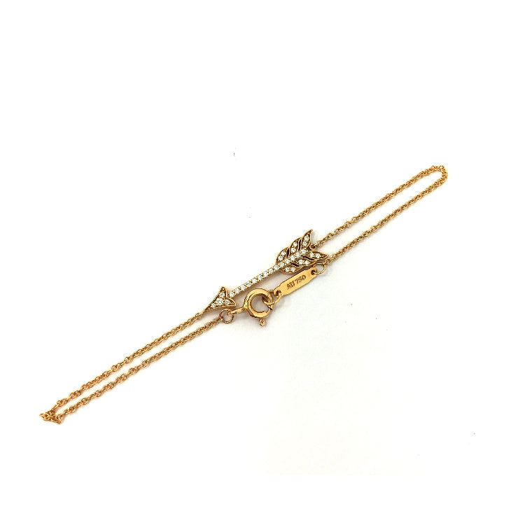 TIF7768322 diamond-shaped arrow bracelet