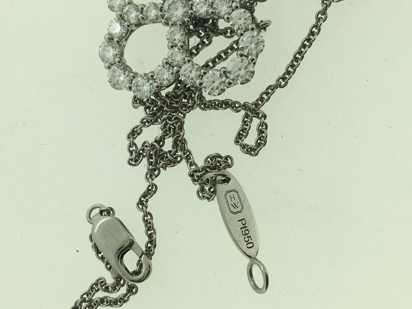 HW-PEDPRDMEL4O surrounding stone hollow four-leaf clover pendant guest version