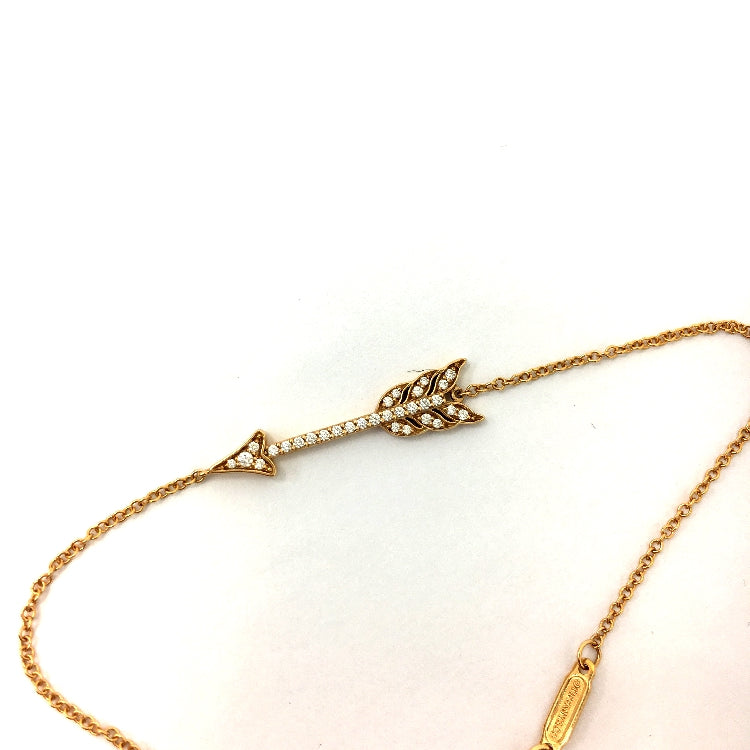 TIF7768322 diamond-shaped arrow bracelet