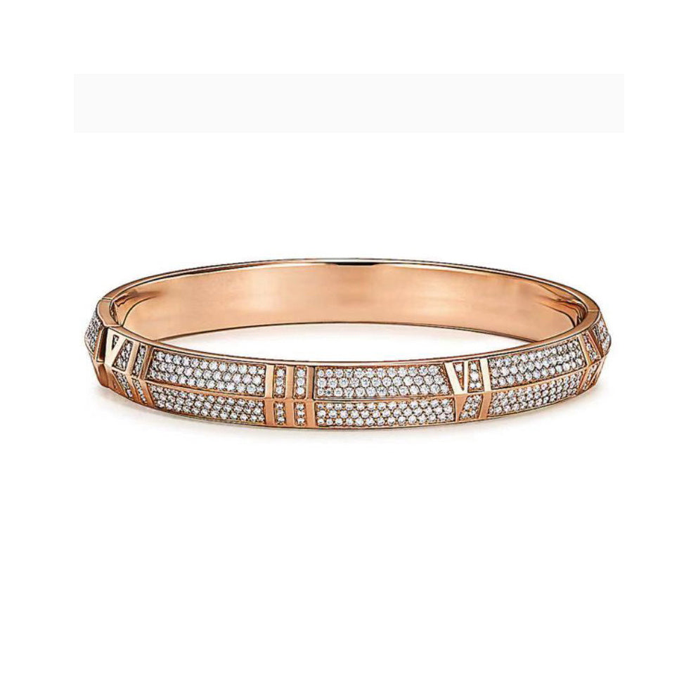 TIF43600396 sword spine Roman full diamond bracelet