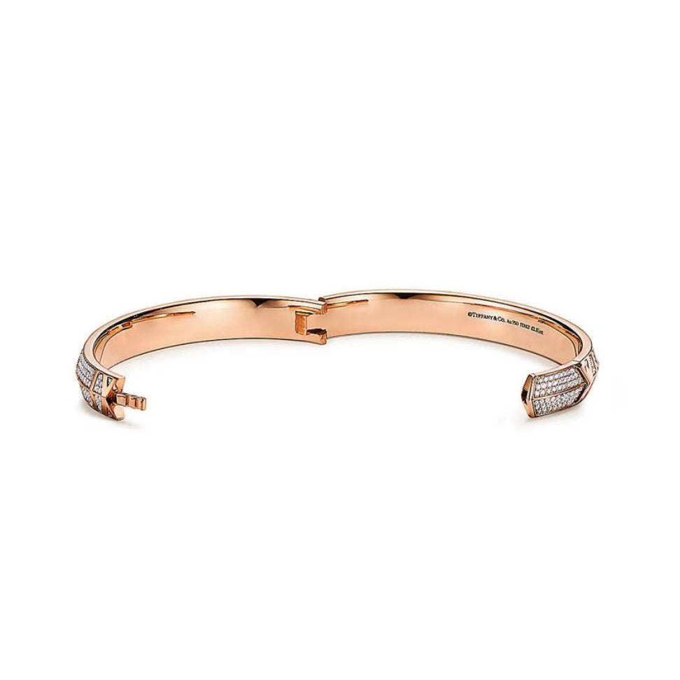 TIF43600396 sword spine Roman full diamond bracelet