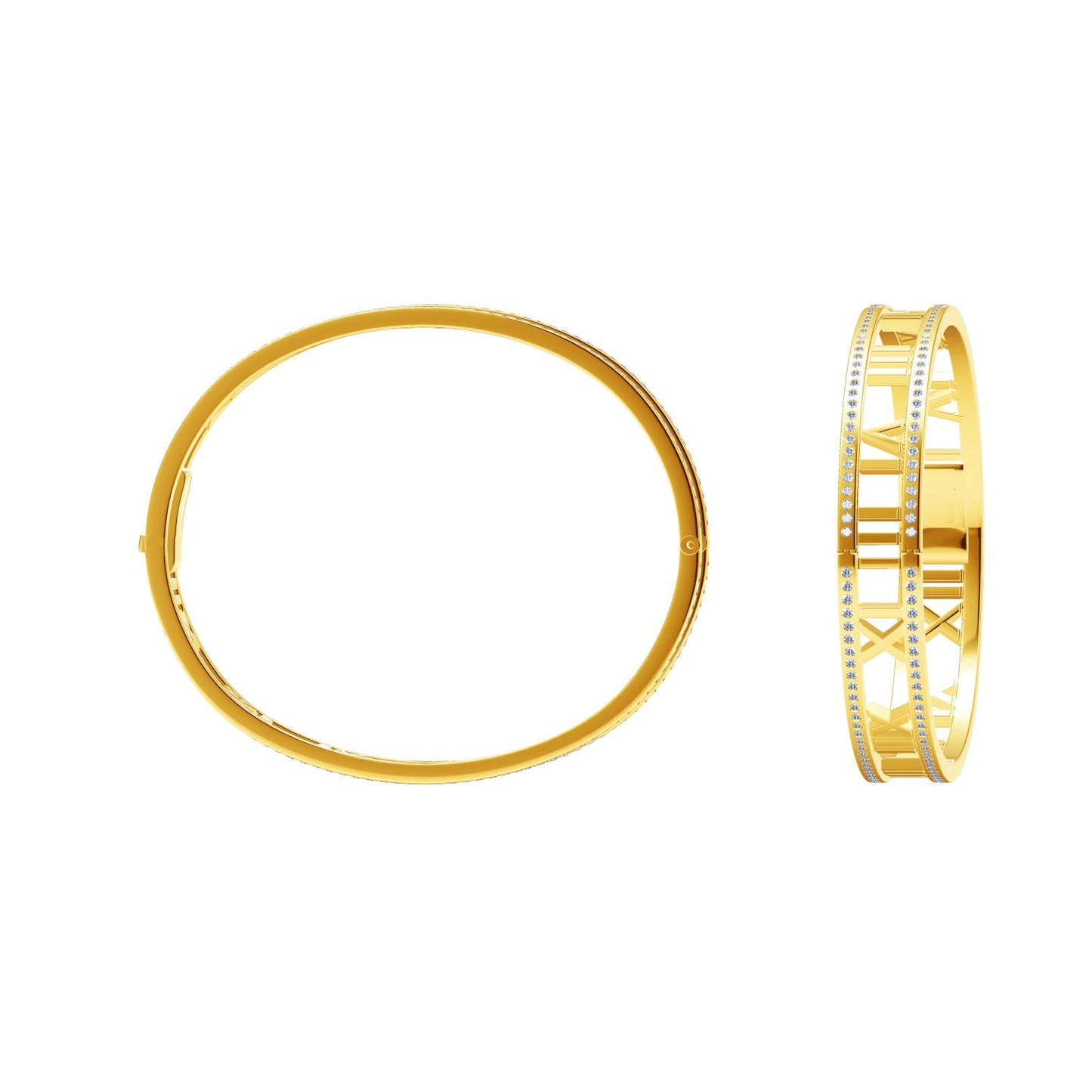 TIF34517004 diamond Roman bracelet