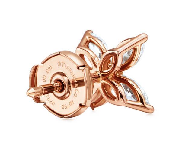 TIF99645112 four-leaf 4-pin horse eye earrings