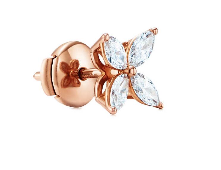 TIF99645112 four-leaf 4-pin horse eye earrings