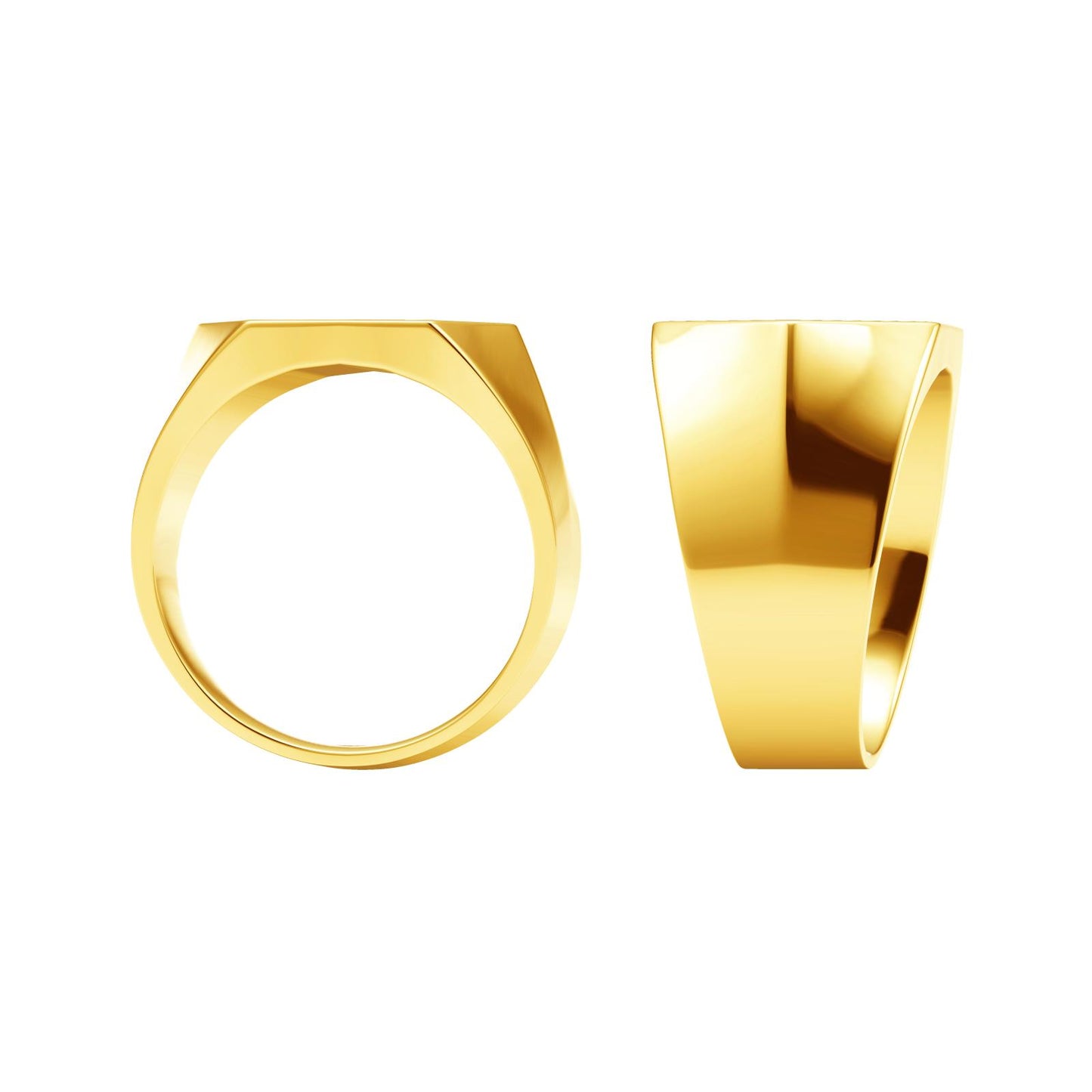 TIF46599669 men's light gold ring