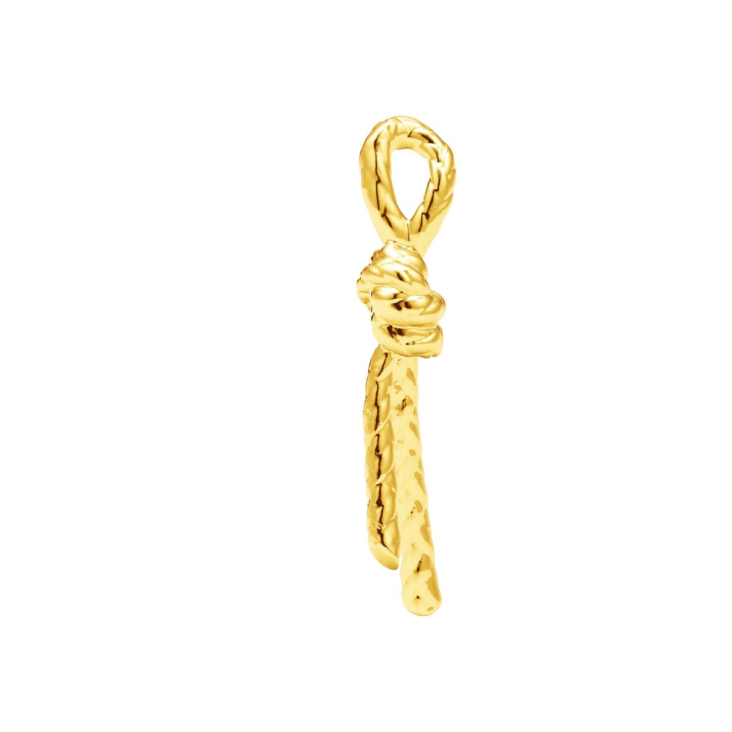 TIF20350694 light gold twisted rope pendant