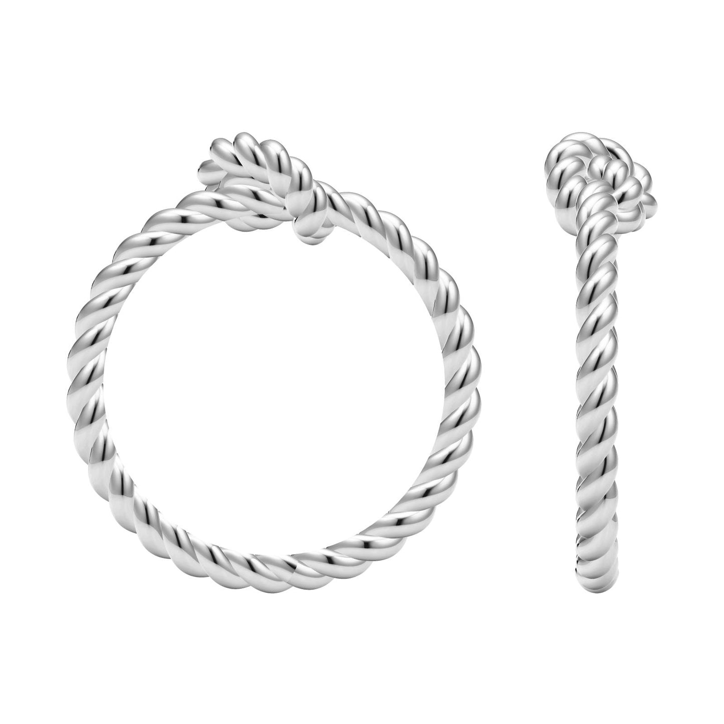 TIF37336610 full body twisted rope knot ring