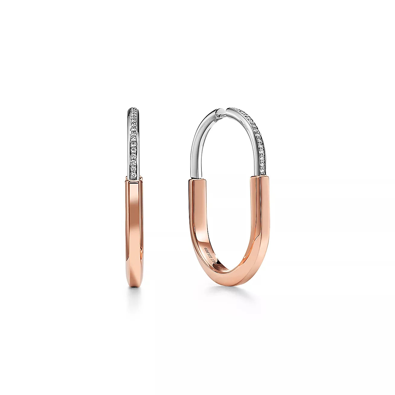 TIF71855201 twisted lock color earrings