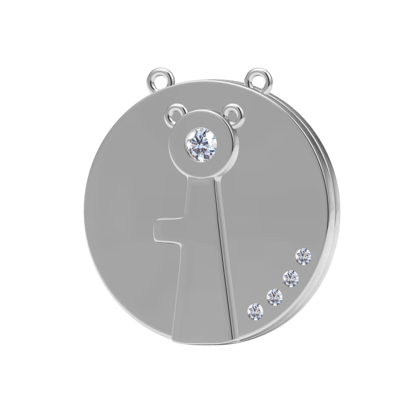 TIF25386296 disc diamond pendant