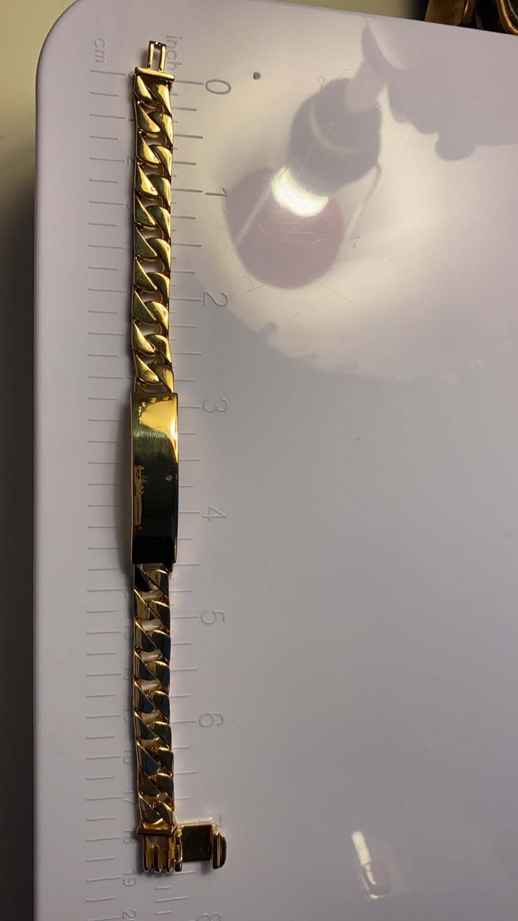 TIF28178914 light gold men's denim bracelet
