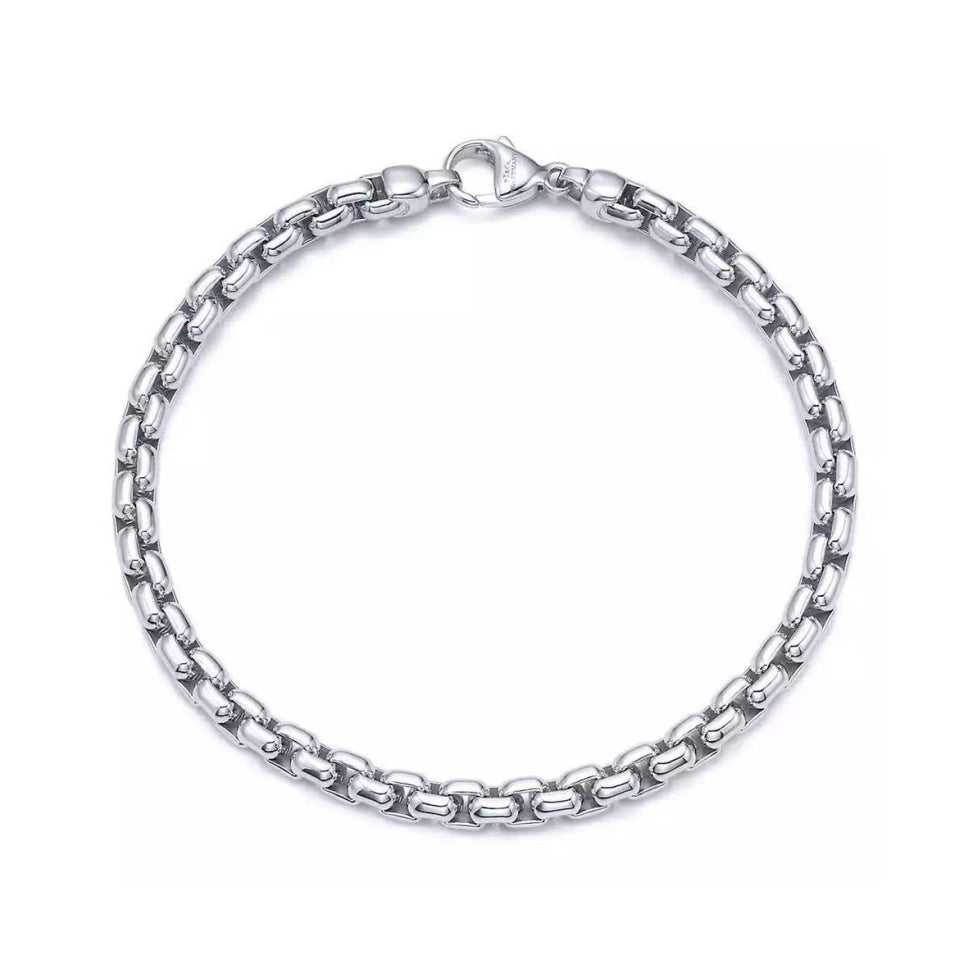 TIF60150727 light gold men's square buckle bracelet